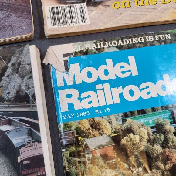 MODEL RAILROADER Magazine Lot 1983 Feb-Dec Monthly Set Vintage Trains Collectors - Picture 10 of 16